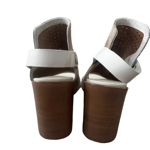 Rag and Bone suede lasercut accent sling back bootie pump sandals size 8… - Picture 6 of 9